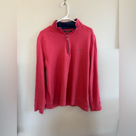 Greg Norman Red 1/4 Zip Men's Pullover Size Medium - Picture 1 of 5